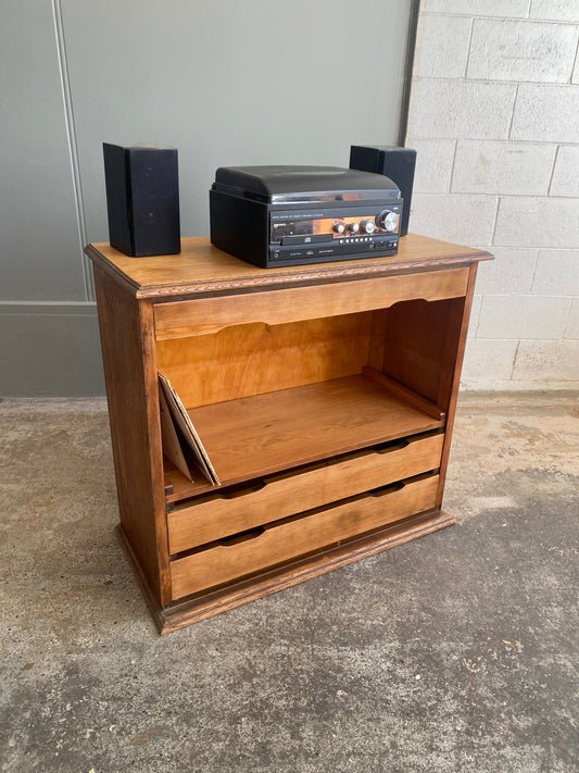 Vintage Oak/Mahogany & Rimu Entertainment Cabinet