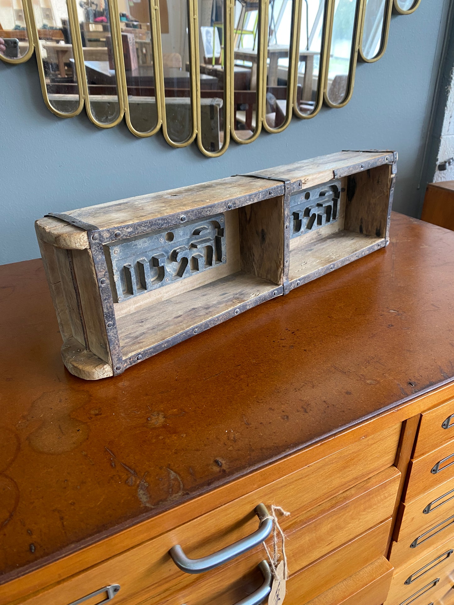 Vintage Original Indian Brick Double Mould