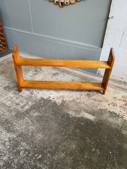 Vintage Pine Low Bookcase