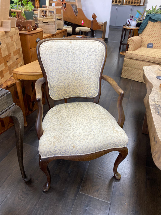 Vintage Queen Anne Style Armchair (Resto Project)