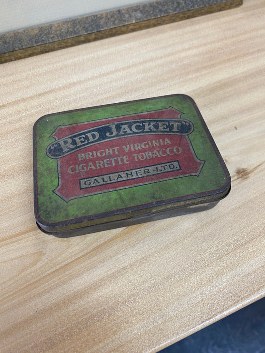 Vintage Red Jacket Tin