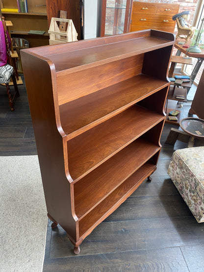 Vintage Regency Style Waterfall Bookcase
