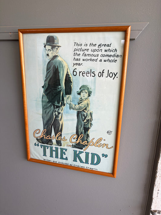 Vintage Reproduction Movie Poster Charlie Chaplin 'The Kid'