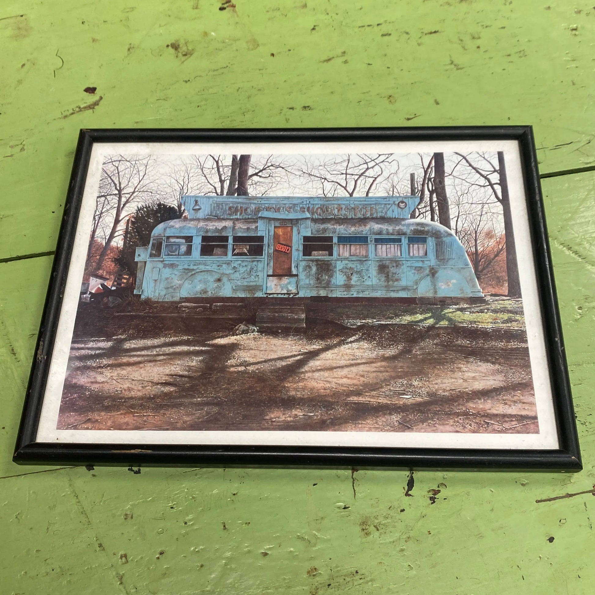 Vintage Retro Diner Print - Shorty's Diner - Plots & Pickles