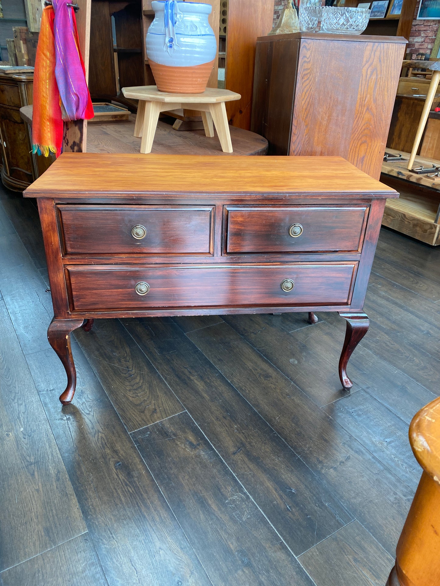 Vintage Rimu 3 Drawer Dresser