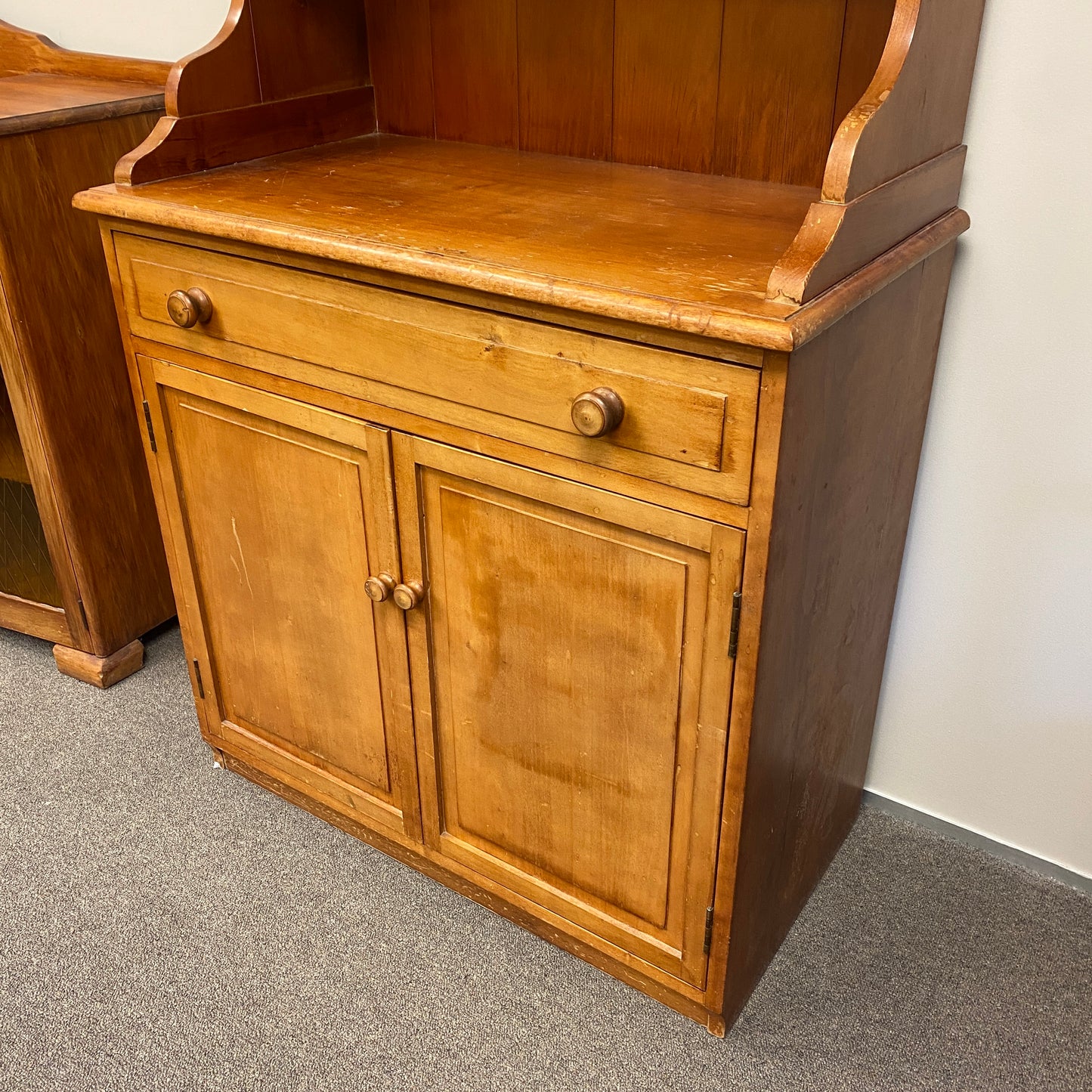 Vintage Rimu Country Kitchen Dresser