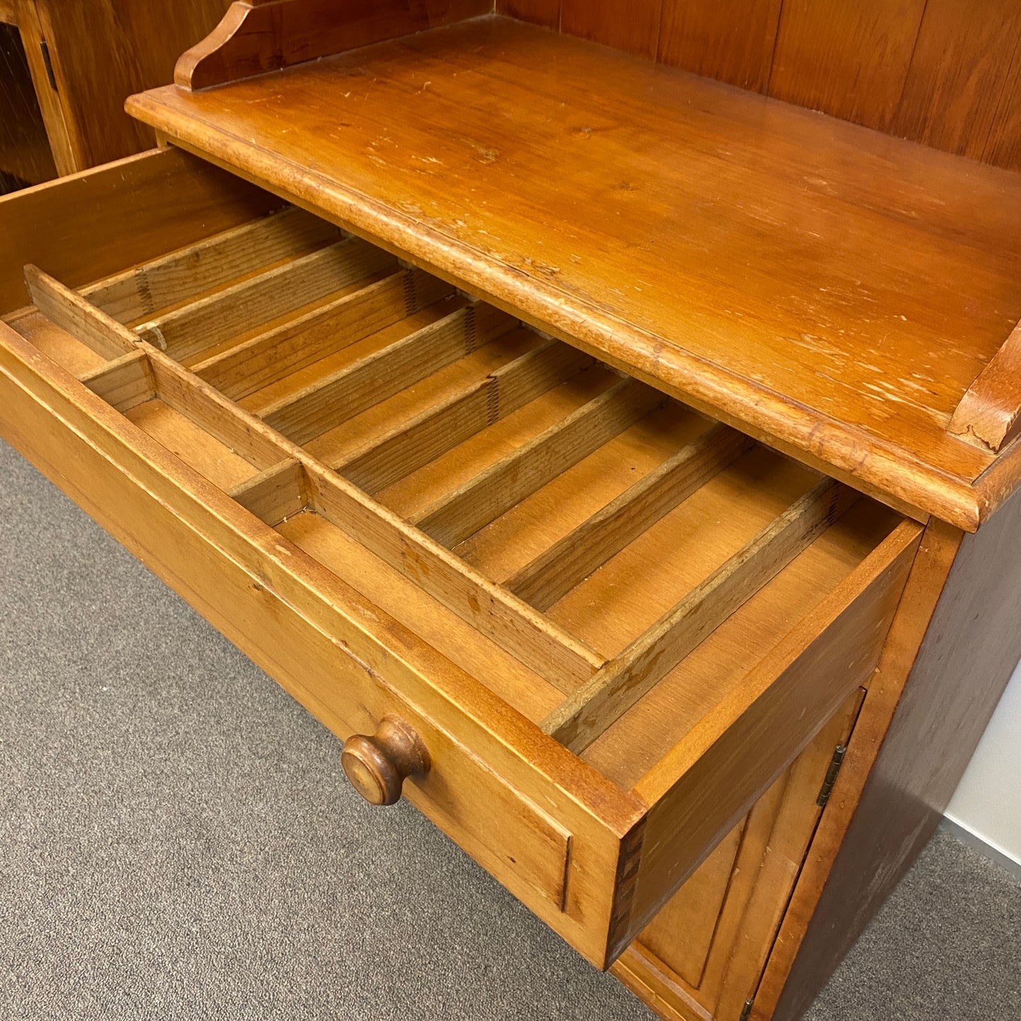 Vintage Rimu Country Kitchen Dresser