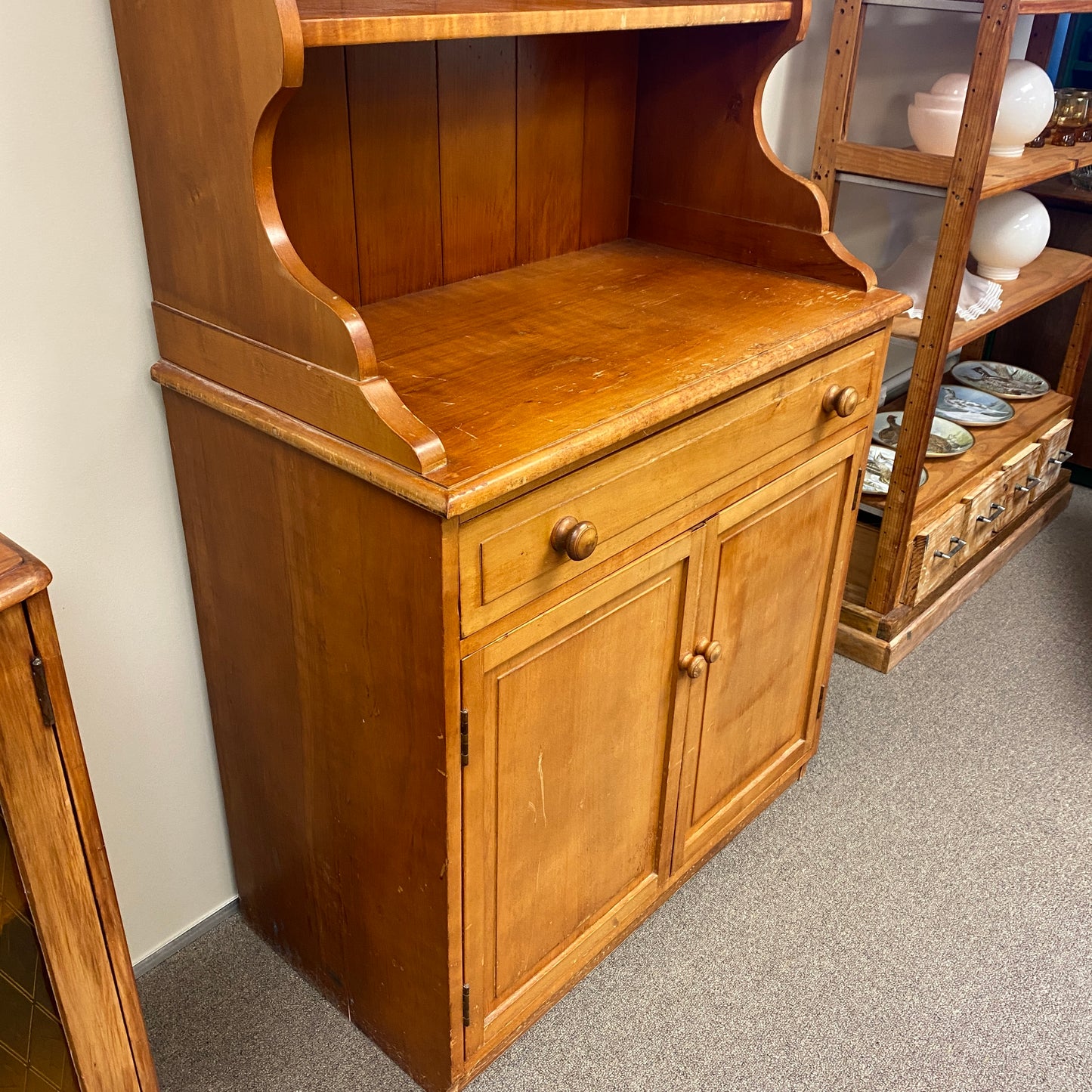 Vintage Rimu Country Kitchen Dresser