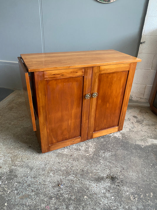 Vintage Rimu Custom Sewing Table/Cabinet