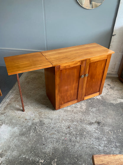 Vintage Rimu Custom Sewing Table/Cabinet