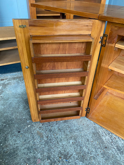 Vintage Rimu Custom Sewing Table/Cabinet