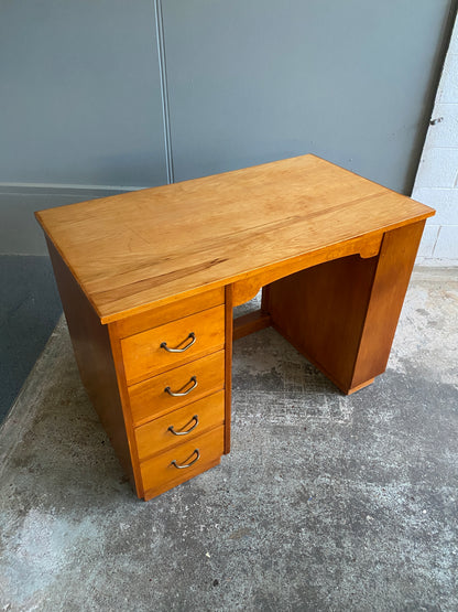 Vintage Rimu Desk/Bookcase Combination