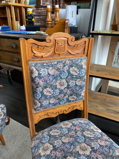 Vintage Rimu Dining Chairs (Set of 4)