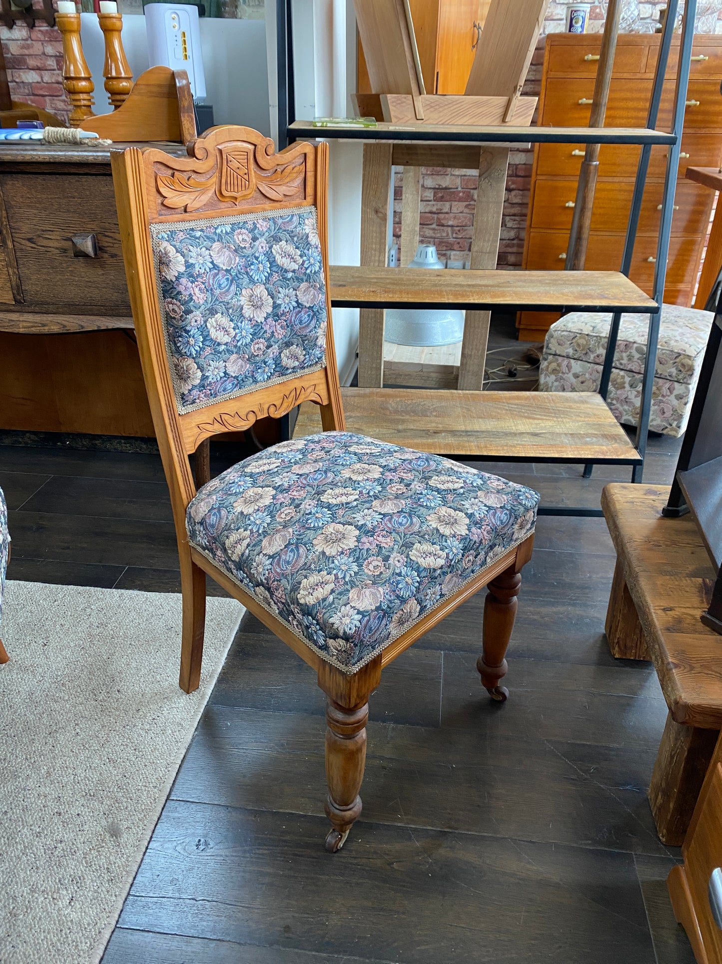 Vintage Rimu Dining Chairs (Set of 4)
