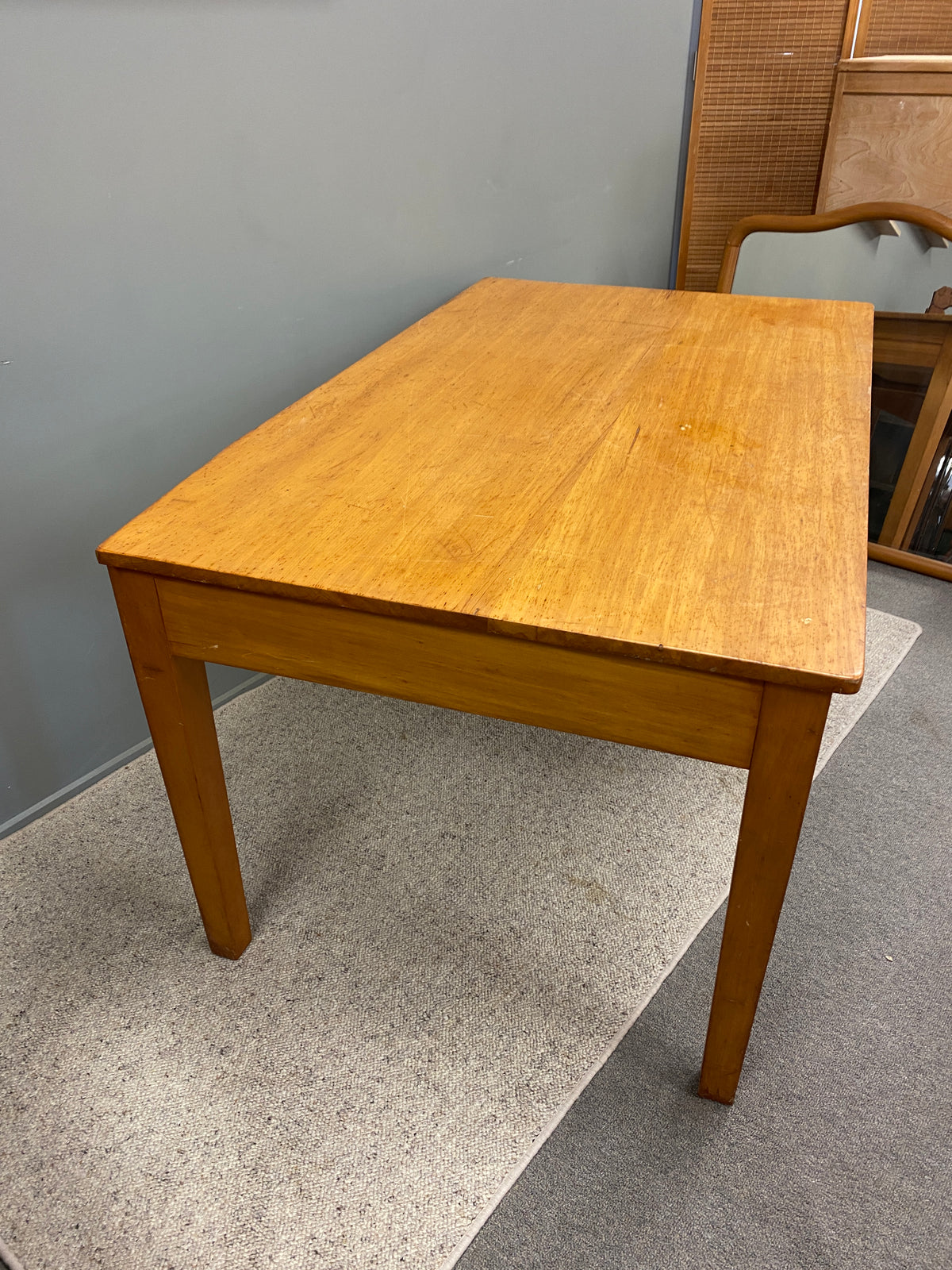 Rustic Rimu Desk Vintage Rimu Large Desk/Dining Table – Plots & Pickles