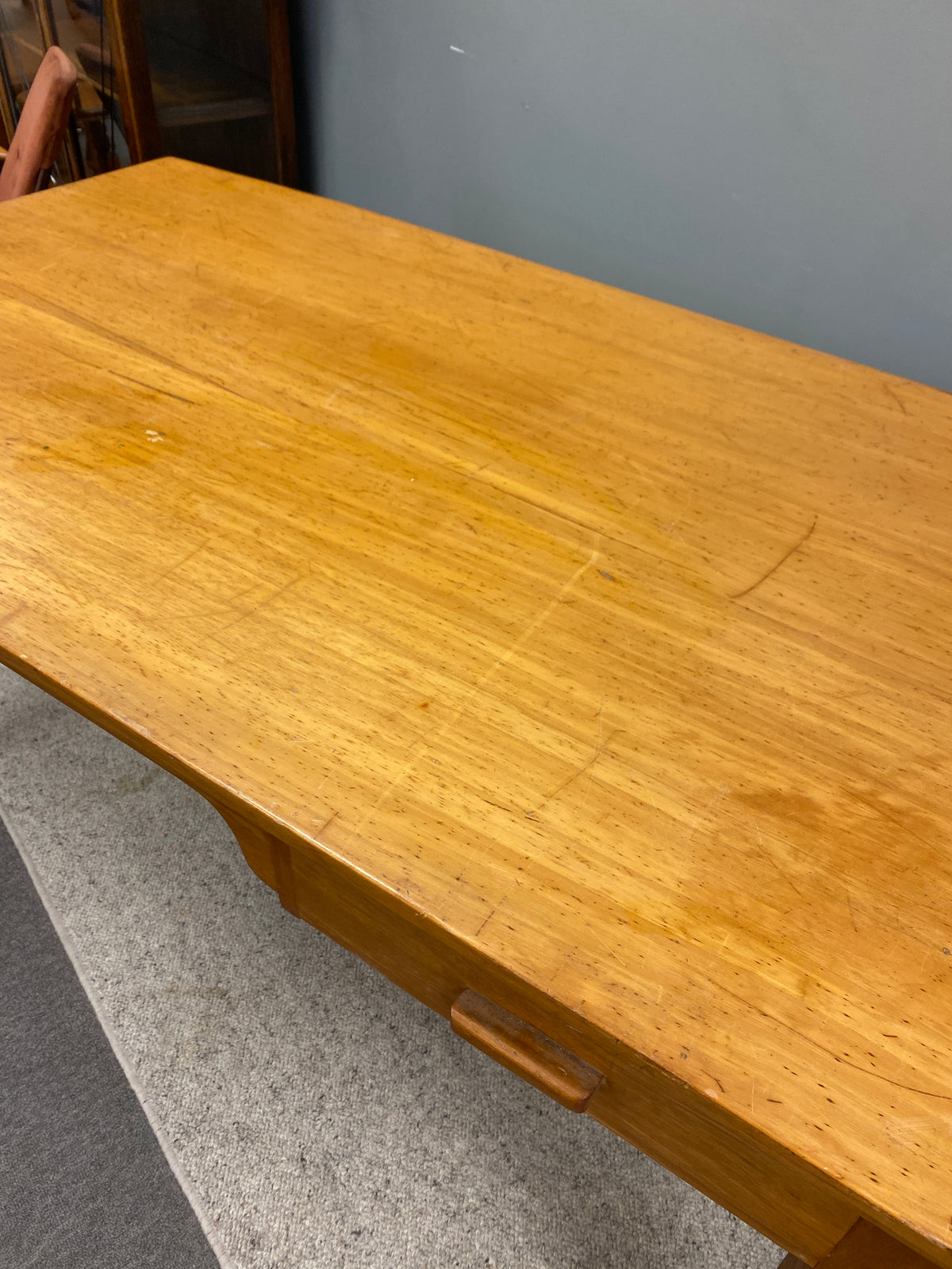 Rustic Rimu Desk Vintage Rimu Large Desk/Dining Table – Plots & Pickles