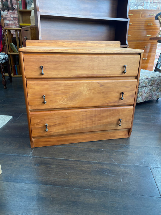 Vintage Rimu Small 3 Drawer
