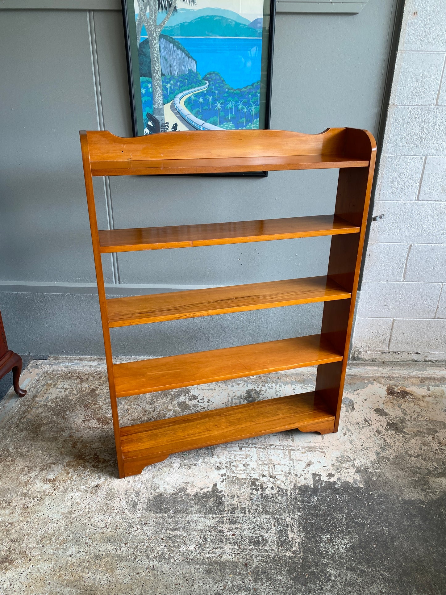 Vintage Rimu Tall Bookcase