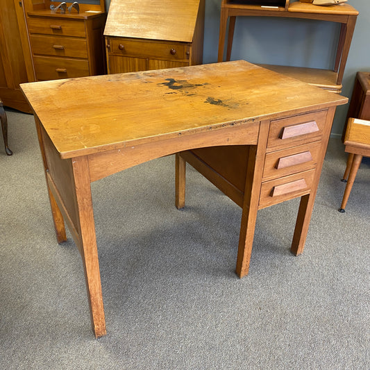 Vintage Rimu Teachers Desk