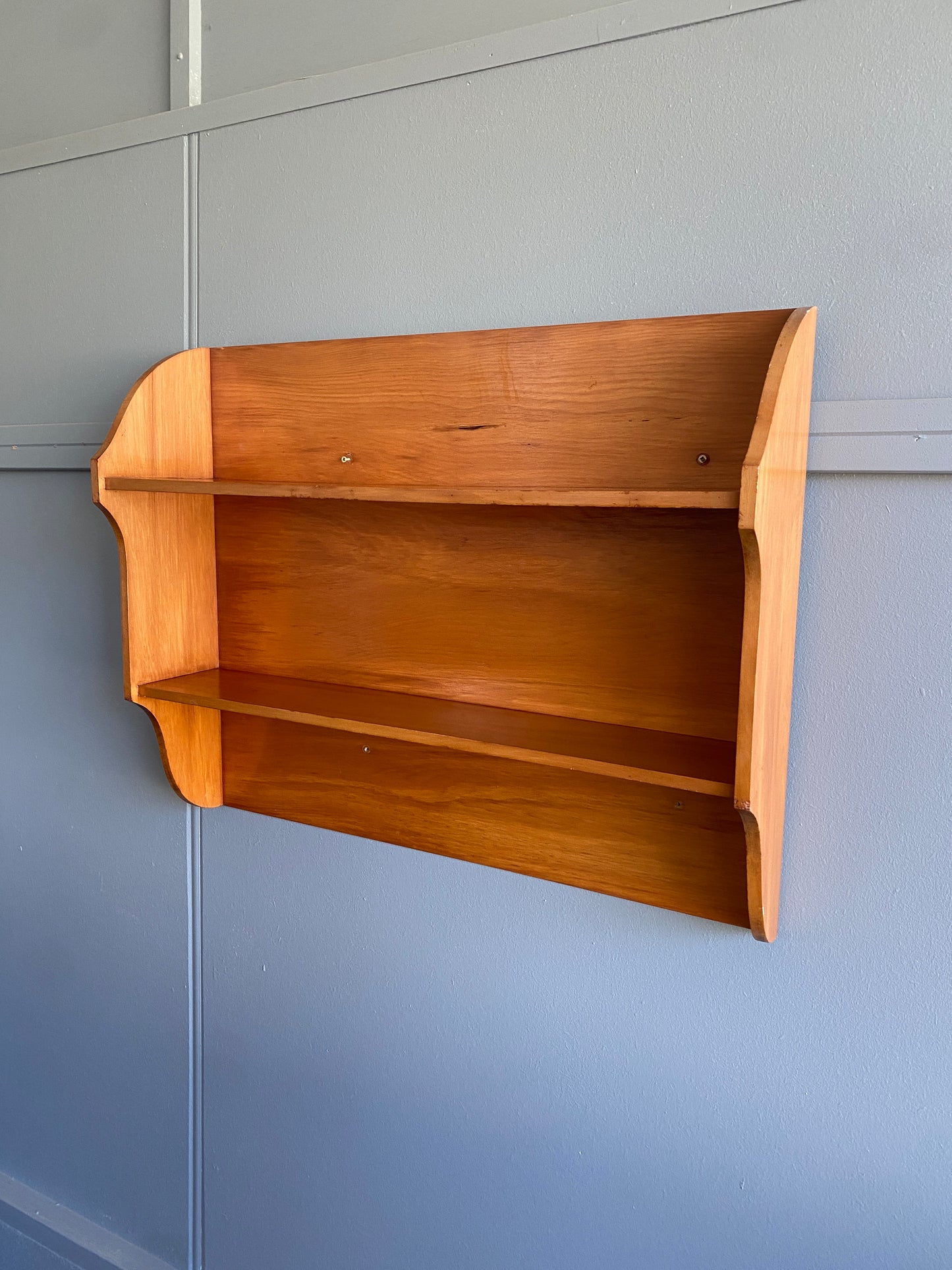 Vintage Rimu Wall Mounted Shelf
