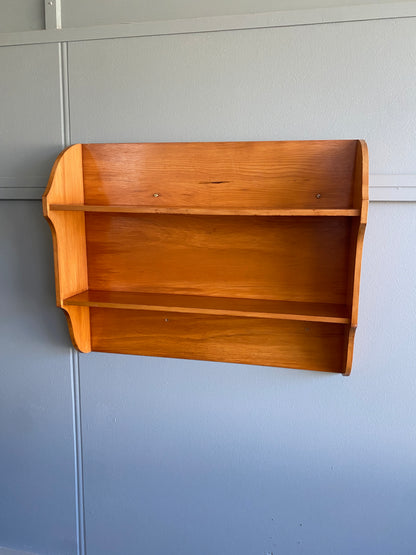 Vintage Rimu Wall Mounted Shelf