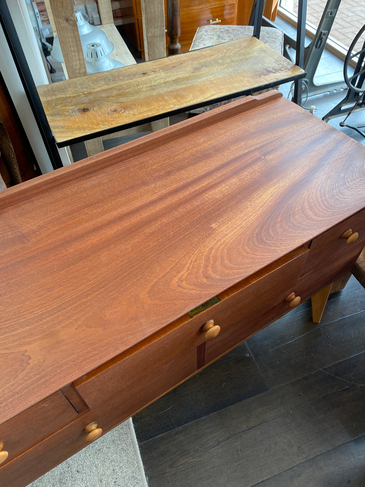 Vintage Robert Allen Mahogany & Kauri Dresser