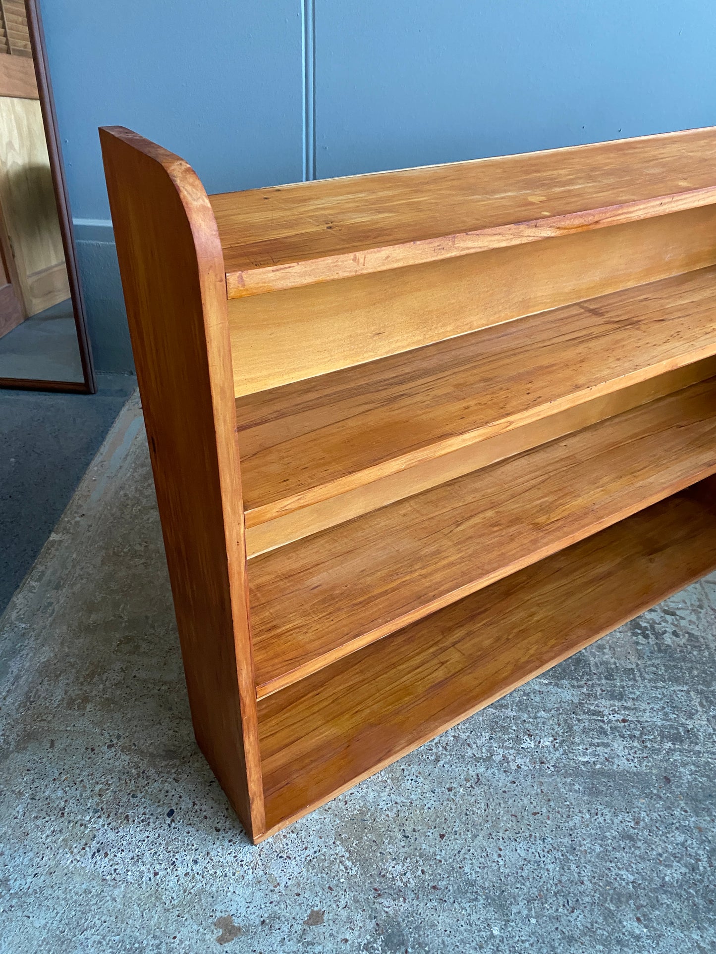 Vintage Rustic Country Style Solid Rimu Bookcase