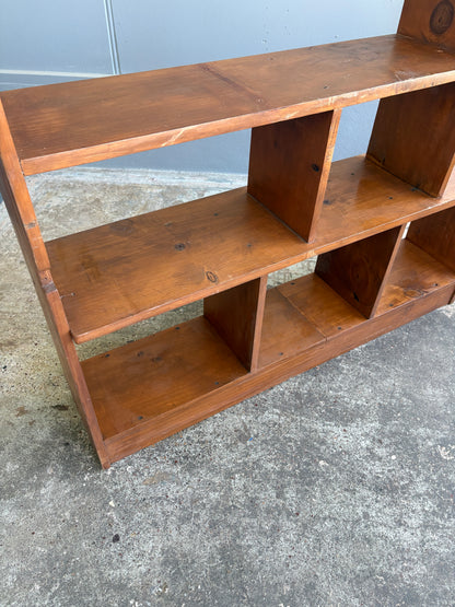 Vintage Rustic Custom Made Large Bookcase