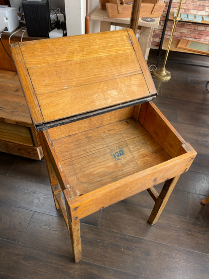 Vintage School Writing Desk