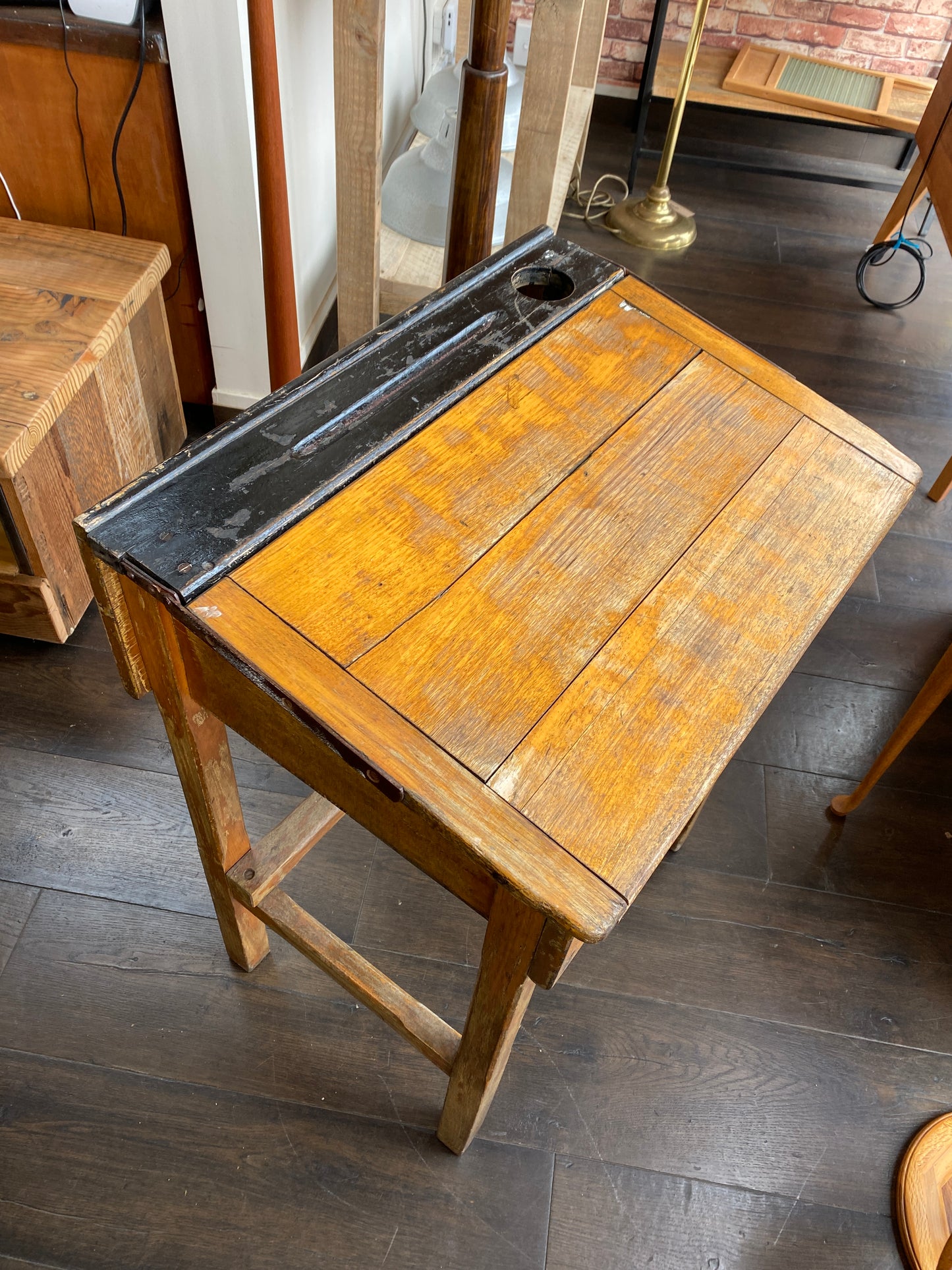 Vintage School Writing Desk