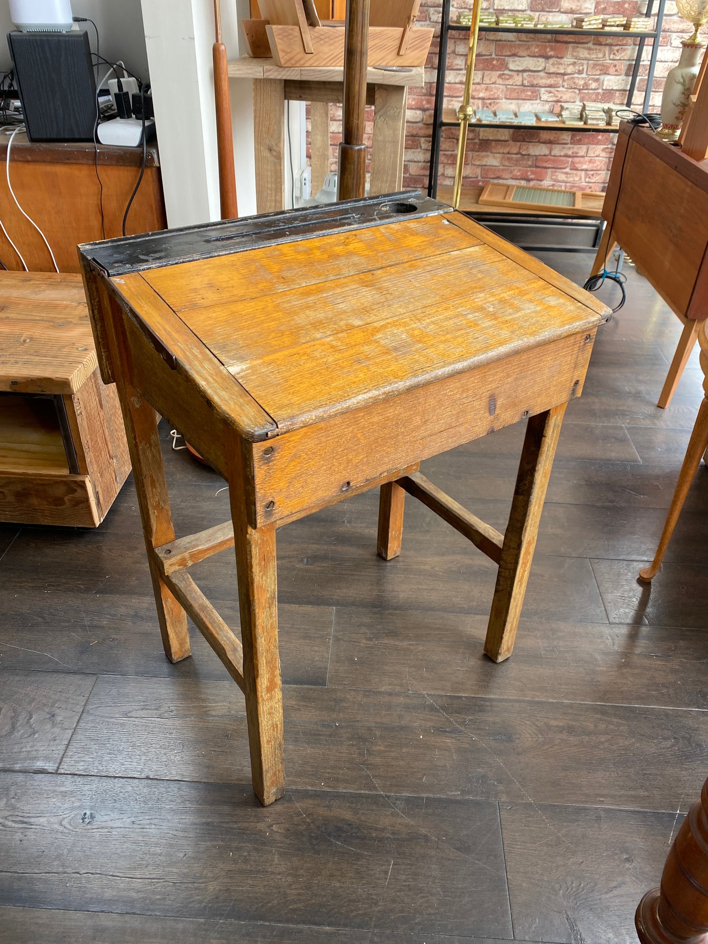 Vintage School Writing Desk