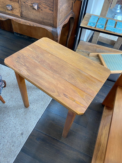 Vintage Scratch Built Kauri Side Table