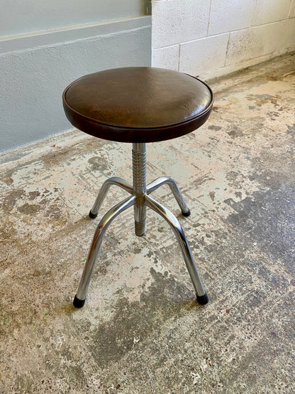 Vintage Screw Thread Stool