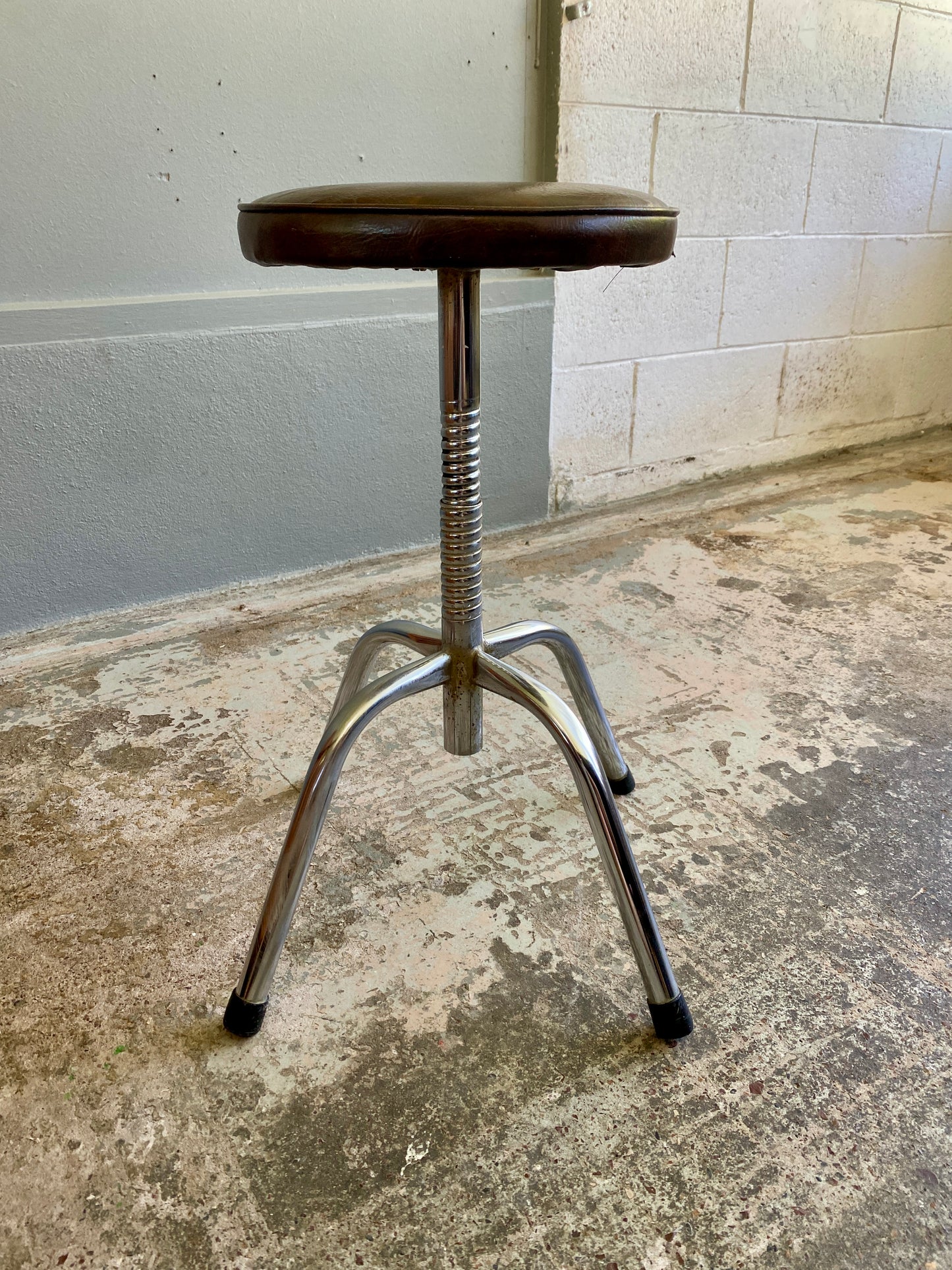Vintage Screw Thread Stool