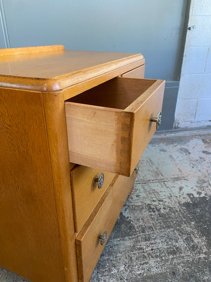 Vintage Solid Light Oak Drawers