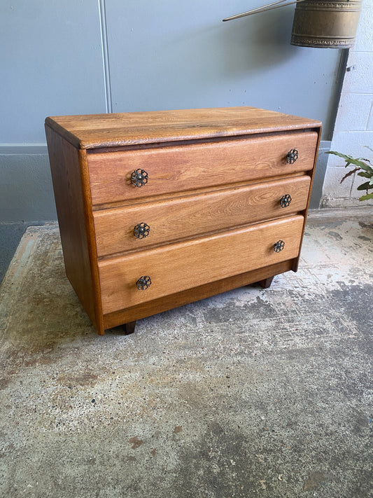 Vintage Solid Oak Drawers