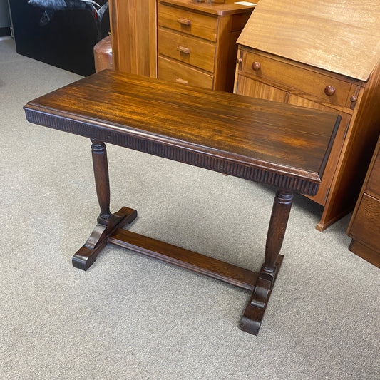 Vintage Solid Oak Hall Table