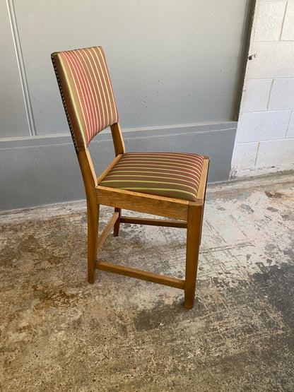 Vintage Solid Oak Occasional Chair