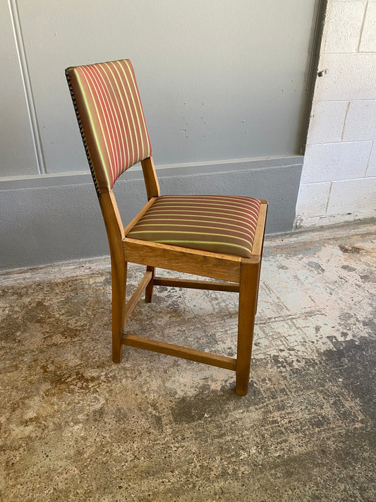 Vintage Solid Oak Occasional Chair