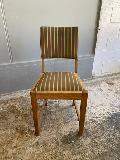 Vintage Solid Oak Occasional Chair