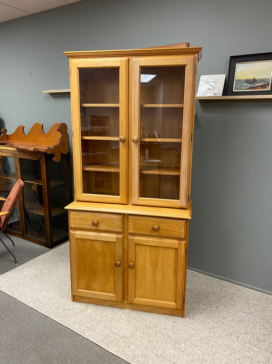 Vintage Solid Rimu Kitchen Dresser