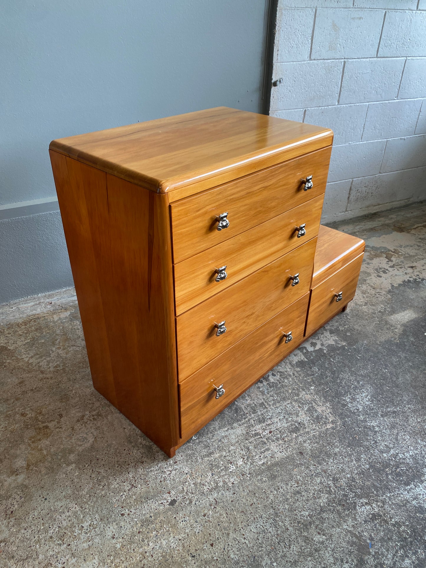 Vintage Solid Rimu Nursery Drawers