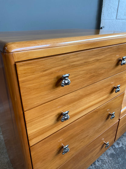 Vintage Solid Rimu Nursery Drawers