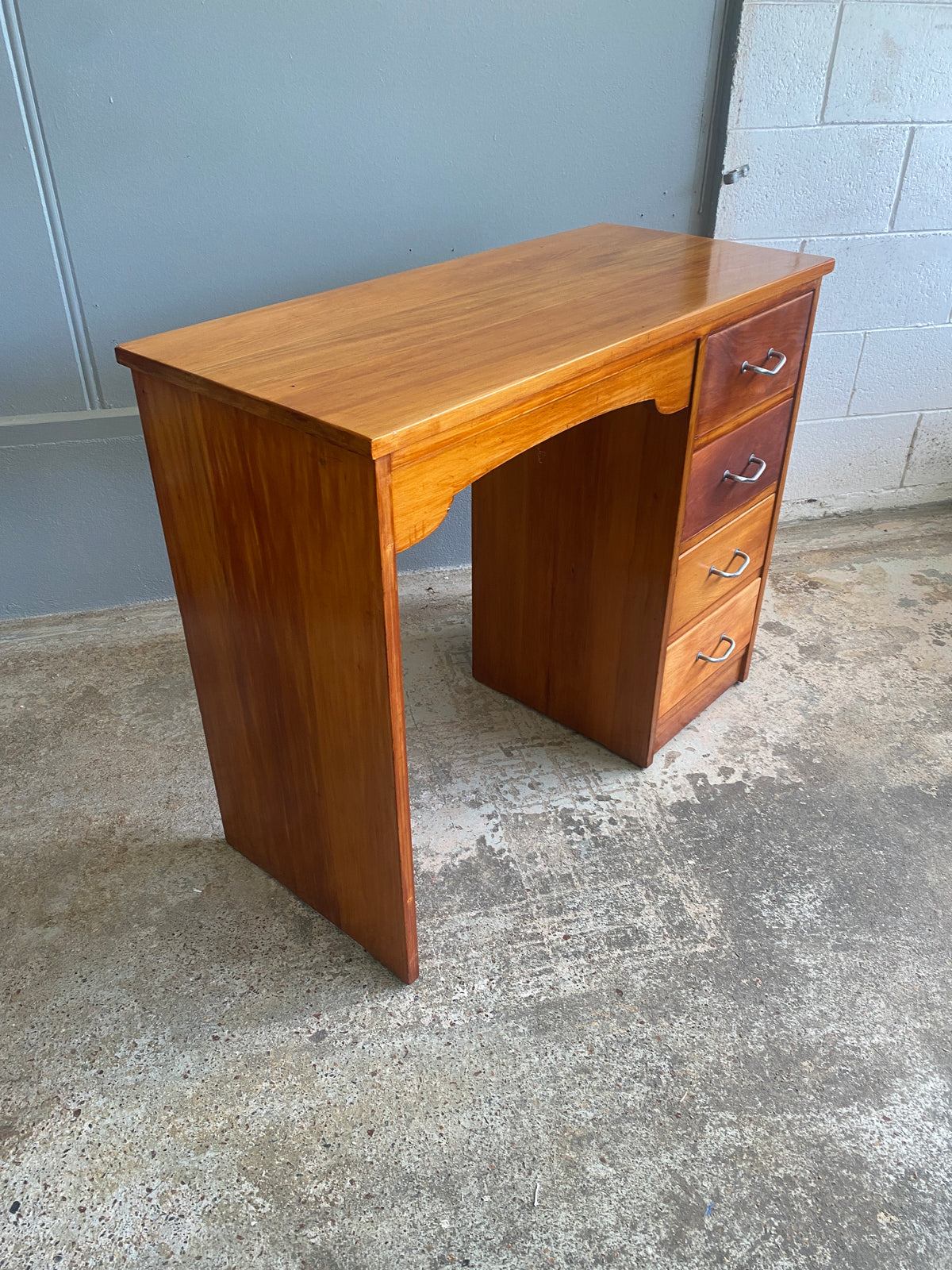 Rustic Rimu Desk Vintage Solid Rimu Slender Desk – Plots & Pickles