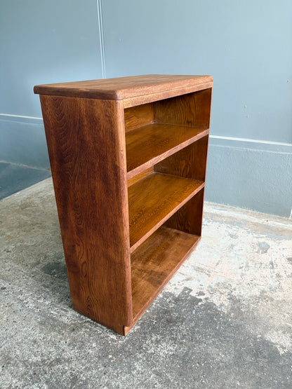 Vintage Solid Tiger Oak Bookcase
