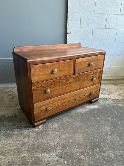 Vintage Solid Tiger Oak Dresser