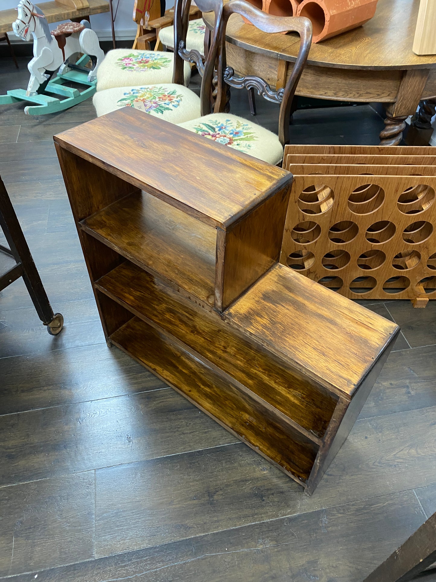 Vintage Step Bookcase
