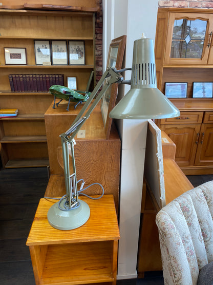 Vintage Superlux Anglepoise Lamp (Metallic Green)