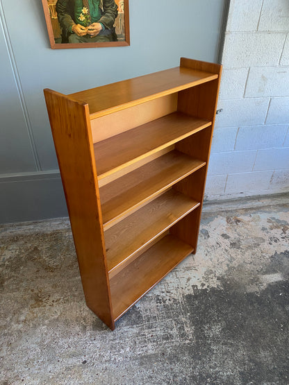 Vintage Tall Geometric Rimu Bookcase