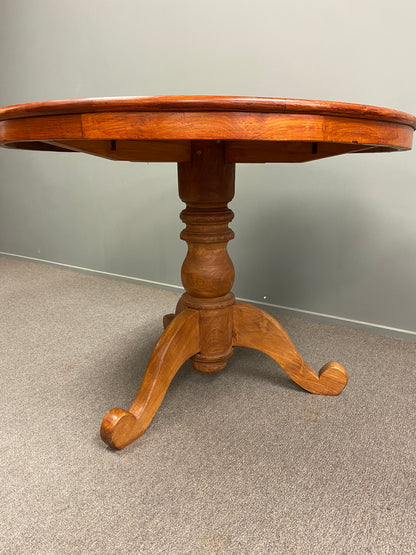 Vintage Teak Round Dining Table
